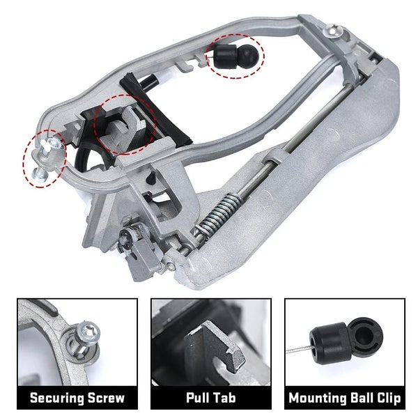 2000-2006 Door Handle Carrier Front Left BMW X5 E53